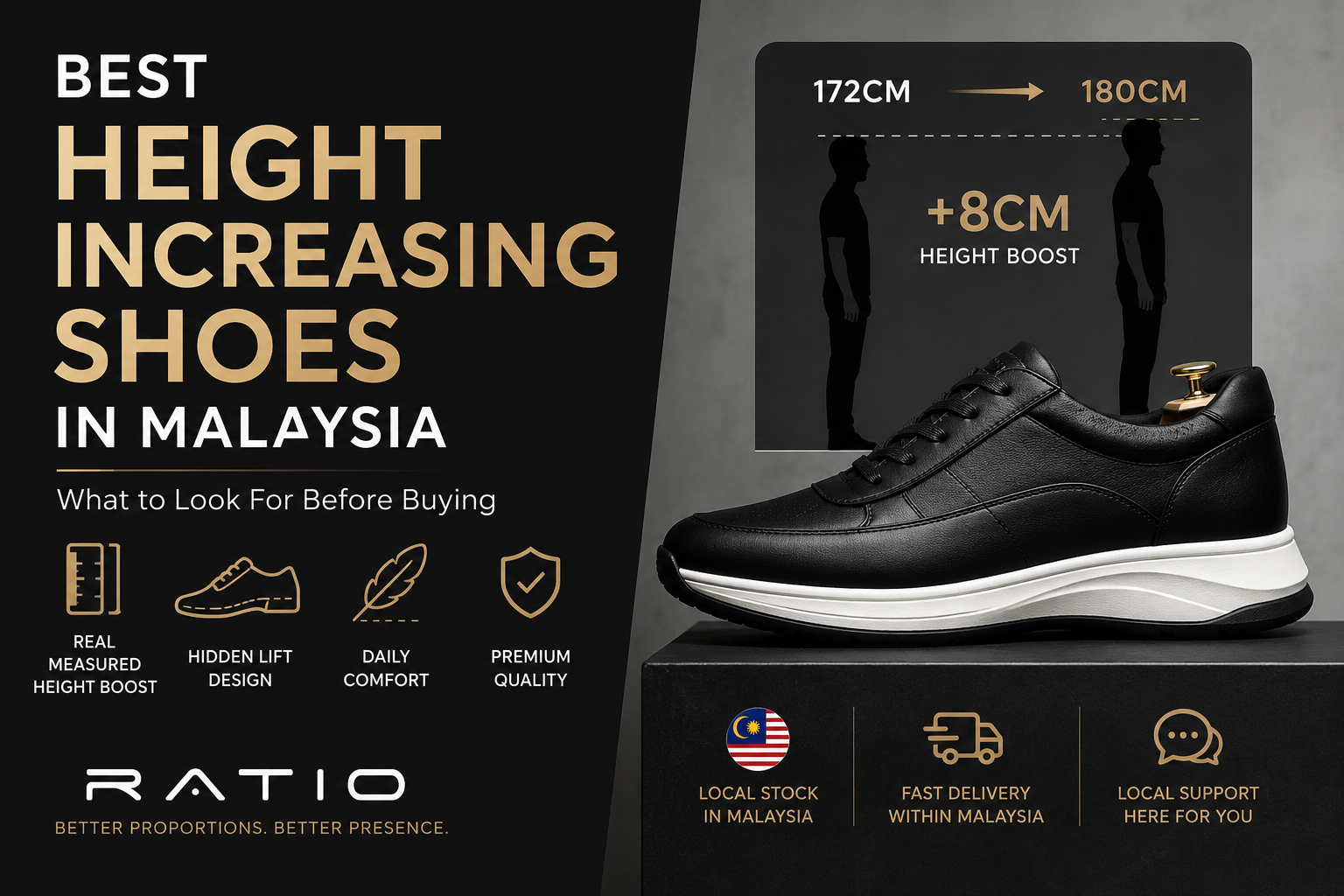 Best Height Increasing Shoes in Malaysia: What to Look For Before Buying