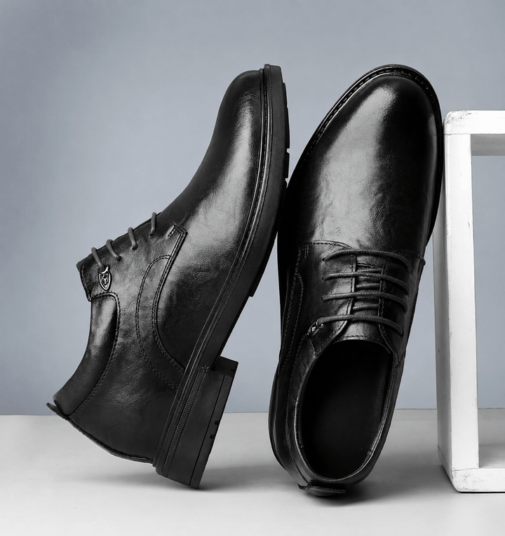 Ratio Prime Formal 5CM Leather Dress Shoe (BLACK)