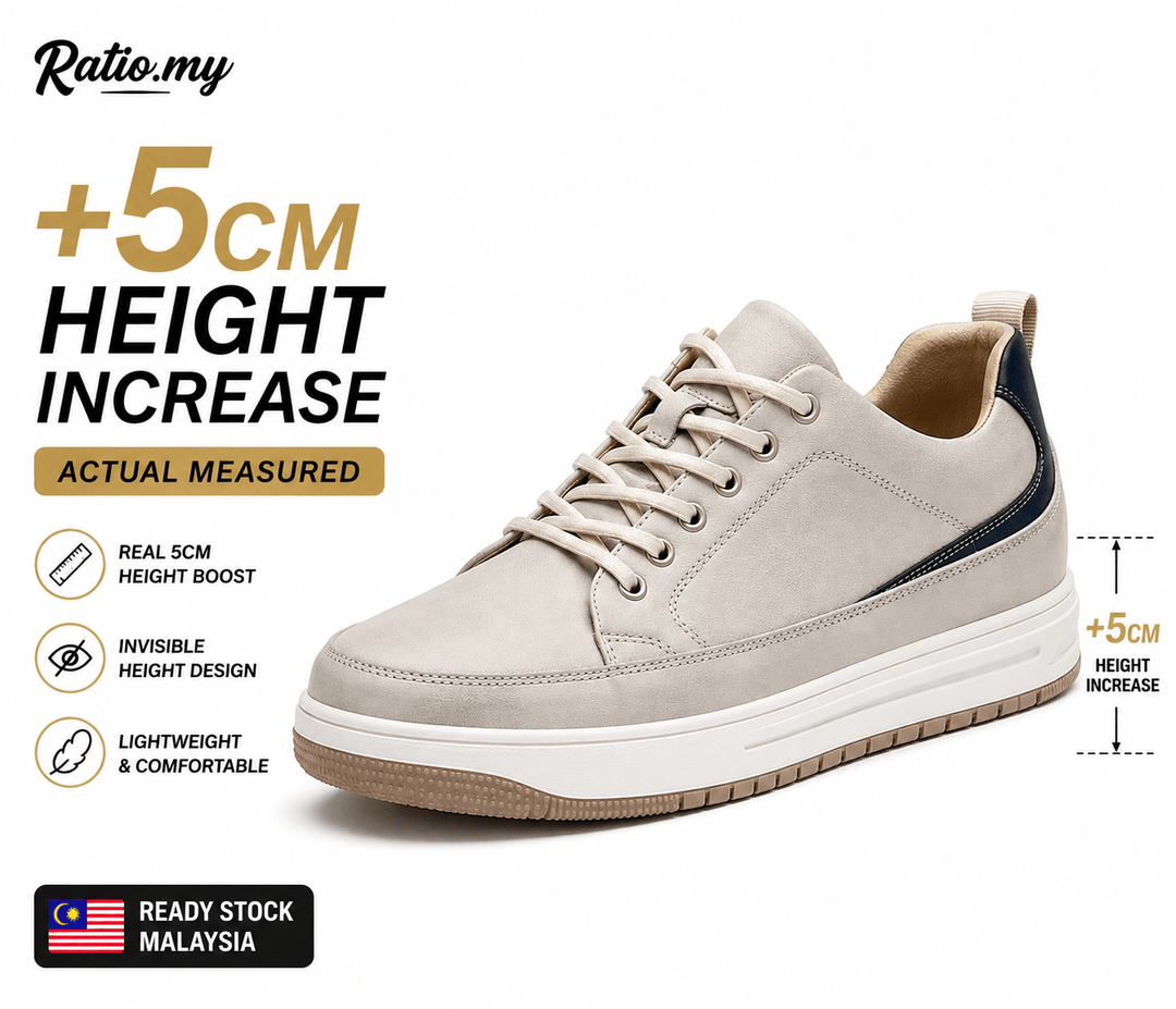 Ratio Nova Low 5CM Sneakers Beige