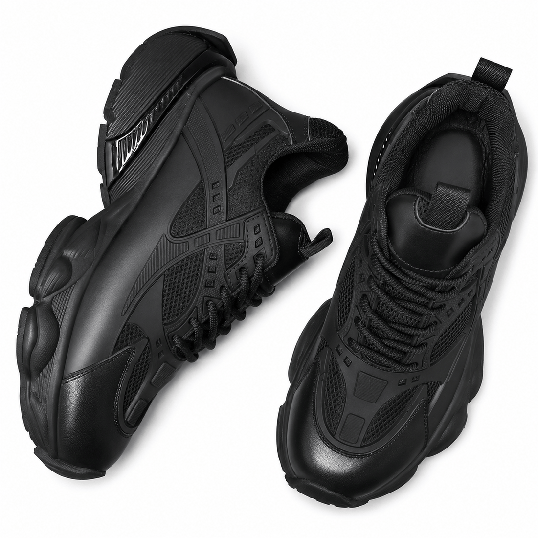Ratio Shadow Runner 7CM Black sculpted outsole