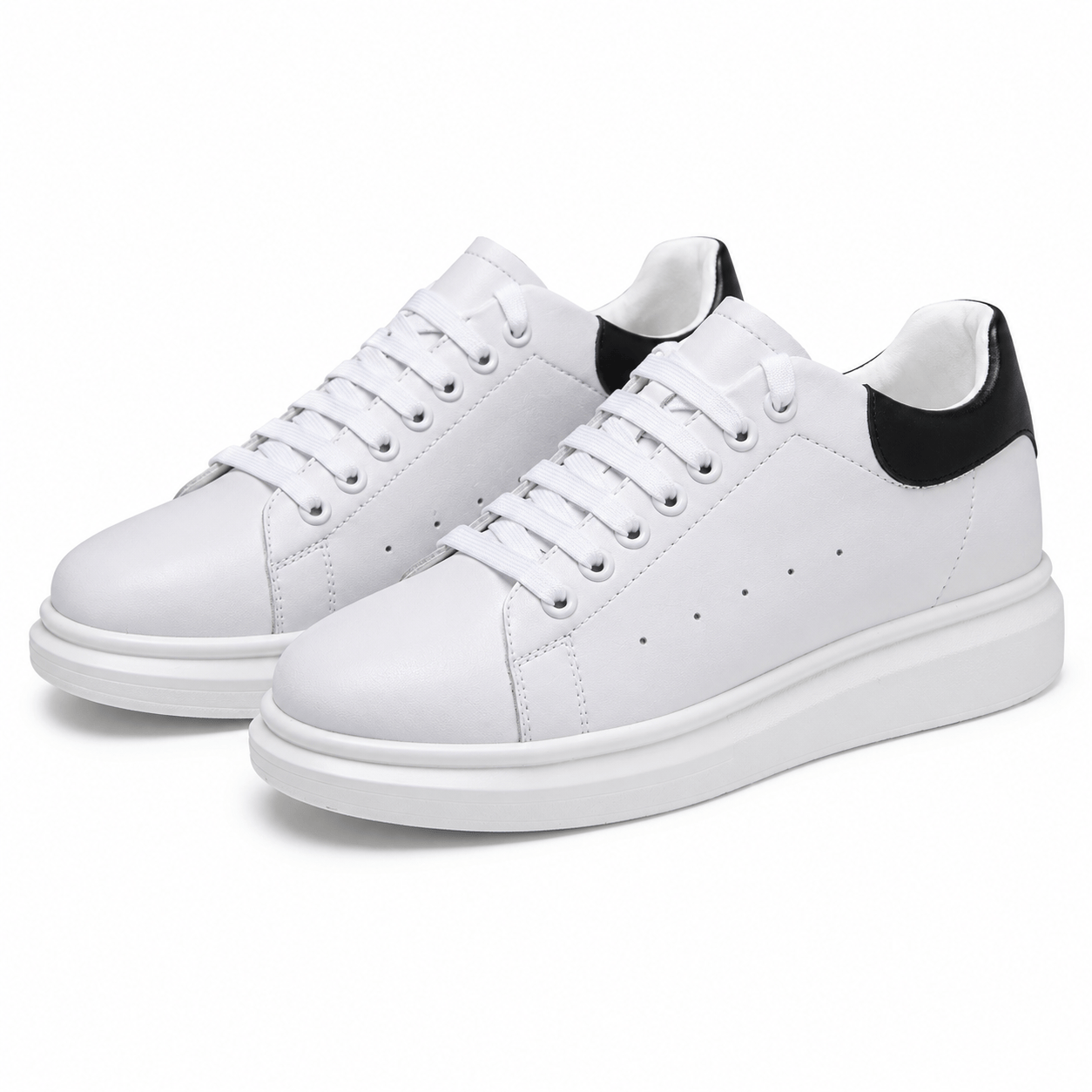 Ratio Prime 7CM — Classic White natural on-foot look
