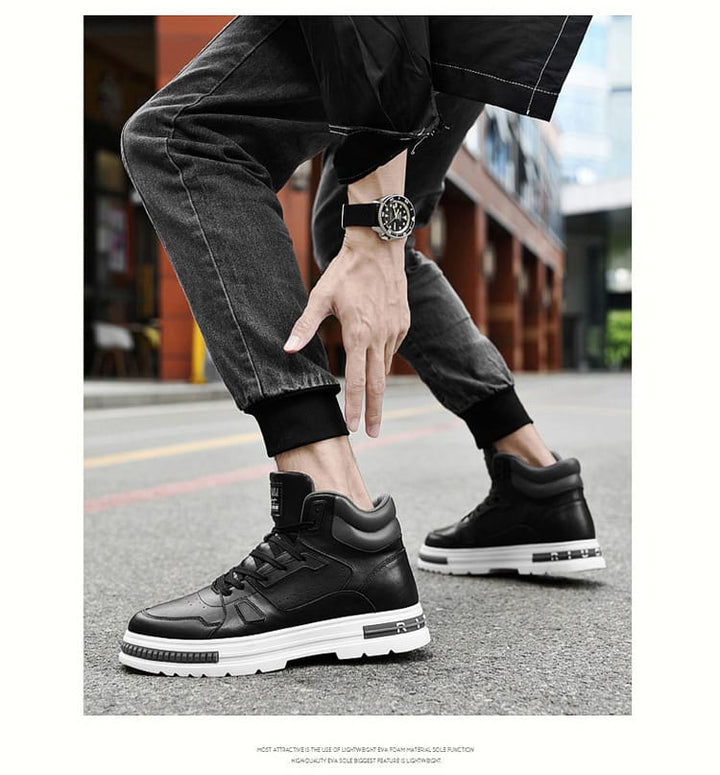 Ratio Avion 8CM Black High Top Sneaker