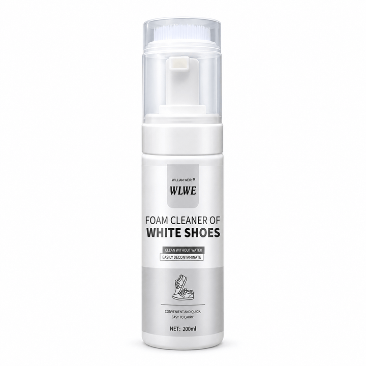 Ratio White Shoe Foam Cleaner 200ml — With Brush Head